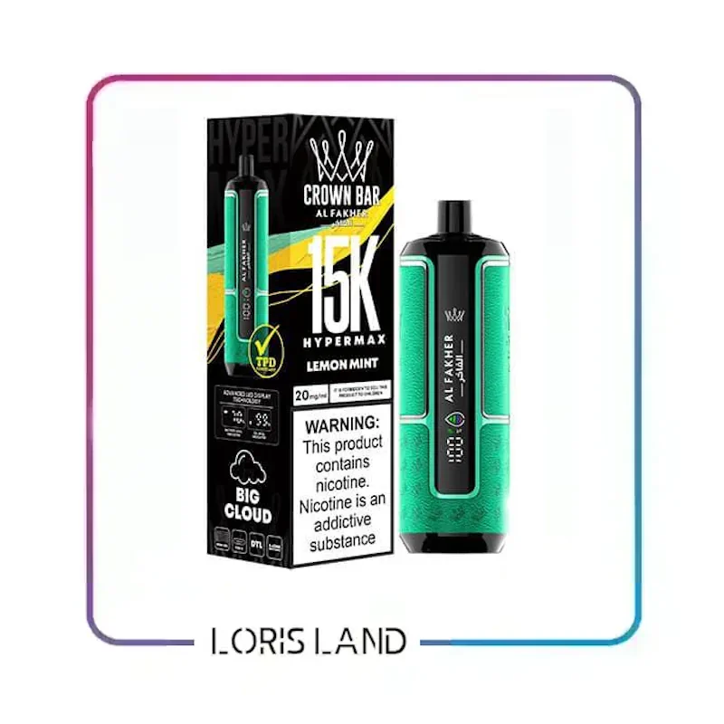 پاد یکبار مصرف ۱۵ هزار پاف الفاخر لیمو نعنا